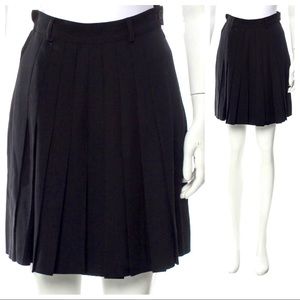 MaxMara Lightweight Wool Pleated Skirt